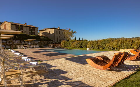 Il Borgo, Borgo Campassini, Monteriggioni: Home, Swimming Pool, Outdoor Furniture, Resort, Estate, Villa, Farmhouse, Sunlounger, Eco Hotel, Hacienda