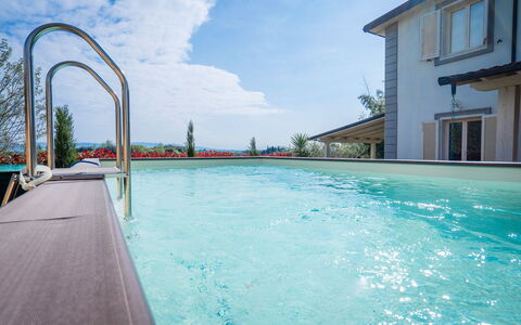 Borgo House In Florentine Hills With Pool: Swimming Pool, Blue, Resort, Composite Material, Eco Hotel, Thermae, Leisure, Hotel, Leisure Centre, Villa