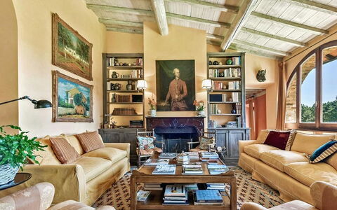 Villa Aiola: Furniture, Home, Interior Design, Couch, Living Room, Room, Apartment, Picture Frame