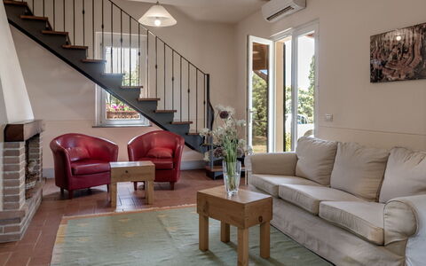 Bellaria: Furniture, Interior Design, Flooring, Floor, Wall, Couch, Wood, Room, Living Room, Ceiling