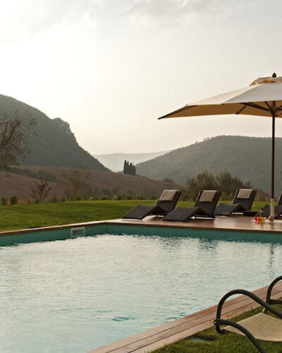 Villa del Cammino: Outdoor Furniture, Furniture, Eco Hotel, Resort, Valley, Swimming Pool, Farmhouse, Hotel, Outdoor Table, Sunlounger