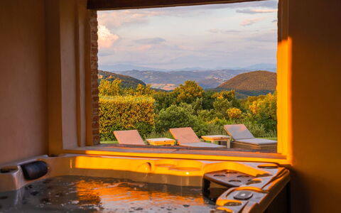 Villa Sibilla: Resort, Eco Hotel, Swimming Pool, Evening, Estate, Night, Dusk, Villa, Hotel