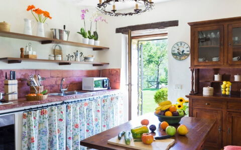 Villa Savino: Interior Design, Furniture, Kitchen, Lighting, Home, Cabinetry, Countertop, Room, Cupboard, Light Fixture