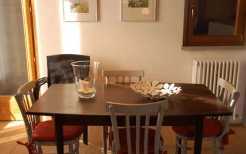 Casale Gioiello: Furniture, Flooring, Dining Room, Table, Wood, Chair, Kitchen & Dining Room Table, Interior Design, Floor, Brown