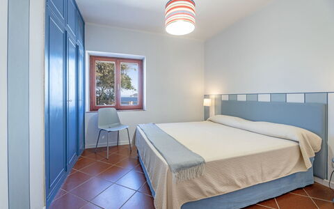 Villa Marciana: Interior Design, Flooring, Floor, Bedroom, Ceiling, Furniture, Room, Bed, Bedding, Bed Sheet
