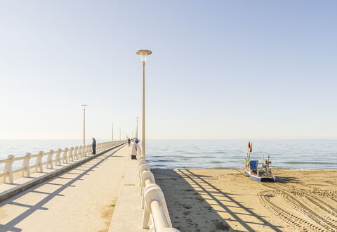 Casa Liliana Ac, Wifi, Forte Dei Marmi: Sea, Horizon, Ocean, Coastal And Oceanic Landforms, Coast, Beach, Shore, Walkway, Boardwalk