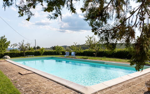 Il Pino Apartment: Swimming Pool, Composite Material, Resort, Garden, Shade, Water Feature, Landscaping, Eco Hotel, Outdoor Furniture, Backyard