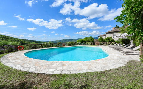 Villa Poggio La Croce: Blue, Swimming Pool, Resort, Hacienda, Eco Hotel, Landscaping, Estate, Farmhouse, Thermae, Villa