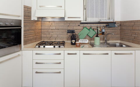 Ca Du Checcu: Kitchen, Kitchen Appliance, Countertop, Major Appliance, Cabinetry, Kitchen Stove, Home Appliance, Stove, Wood, Interior Design