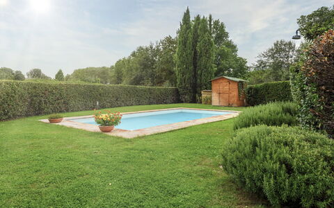 Villa Zambra: Swimming Pool, Shrub, Garden, Lawn, Landscaping, Hedge, Backyard, Shade, Yard, Design