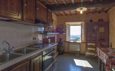 La Terrazza: Kitchen, Furniture, Flooring, Interior Design, Countertop, Cabinetry, Kitchen Appliance, Major Appliance, Room, Home