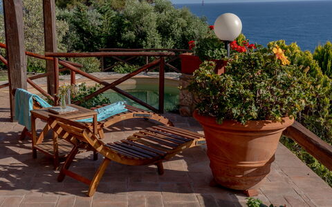 Villa Argentina: Furniture, Sea, Flowerpot, Coastal And Oceanic Landforms, Outdoor Furniture, Ocean, Coast, Outdoor Table, Chair, Houseplant