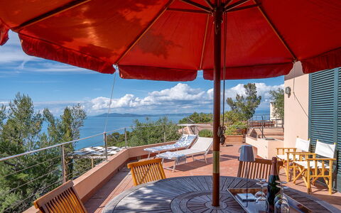 Ca' Nelly: Furniture, Outdoor Furniture, Chair, Shade, Resort, Sea, Eco Hotel, Ocean, Outdoor Table, Balcony