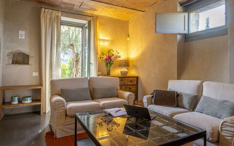 Villa Cotogna: Furniture, Interior Design, Wall, Flooring, Room, Wood, Couch, Floor, Living Room, Ceiling