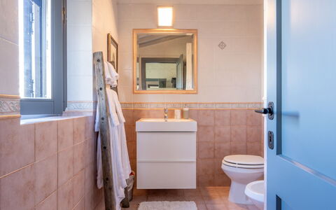 Il Querceto: Bathroom, Plumbing Fixture, Flooring, Toilet Seat, Toilet, Floor, Interior Design, Bathroom Sink, Sink, Bathroom Cabinet