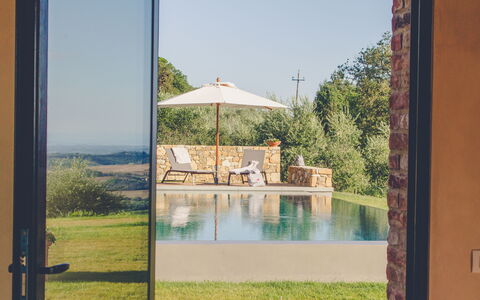 Villa Petrosa: Your Private Escape Overlooking the: Door, Land Lot, Home Door, Hardwood, Landscaping, Wood Stain, Swimming Pool, Eco Hotel