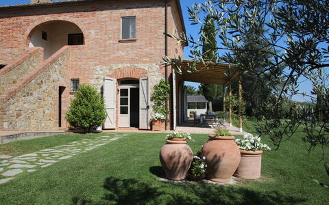 Villa Petrosa: Your Private Escape Overlooking the: Home, Residential Area, Shrub, House, Garden, Roof, Estate, Brick, Door, Farmhouse