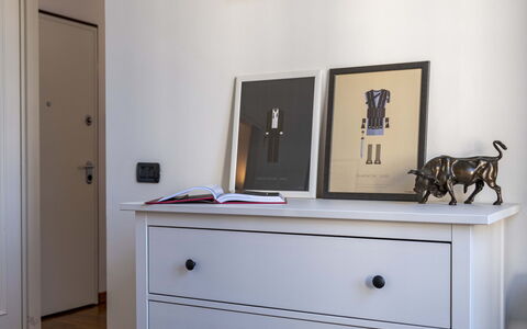 Green Suite Florence: Furniture, Interior Design, Room, Flooring, Floor, Home, Drawer, Dresser, Cabinetry