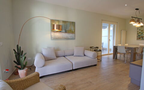 Casa Rossella: Furniture, Interior Design, Flooring, Floor, Wall, Couch, Wood, Living Room, Room, Table