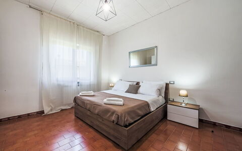 Celeste: Interior Design, Floor, Flooring, Ceiling, Bed, Room, Lighting, Bedroom, Apartment, Bedding