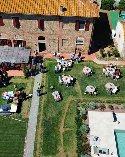 Villa Leone Reale - with a Private Pickleball Cour: Estate, Lawn, Swimming Pool, Yard, Hacienda, Villa