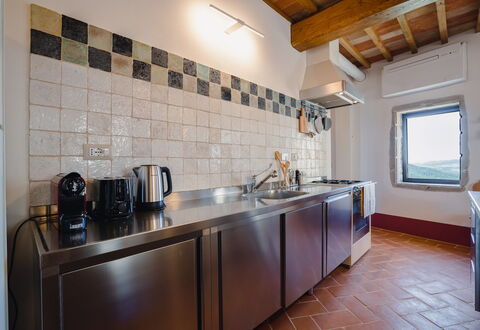 Mensano Old Town Apartment: Kitchen, Flooring, Countertop, Interior Design, Kitchen Appliance, Kitchen Stove, Major Appliance, Ceiling, Kitchen Sink, Floor