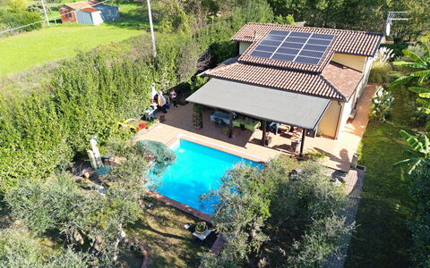 La Sevillana: Swimming Pool, Resort, Leisure, Eco Hotel, Shade, Vacation, Outdoor Furniture, Outdoor Structure, Villa, Backyard