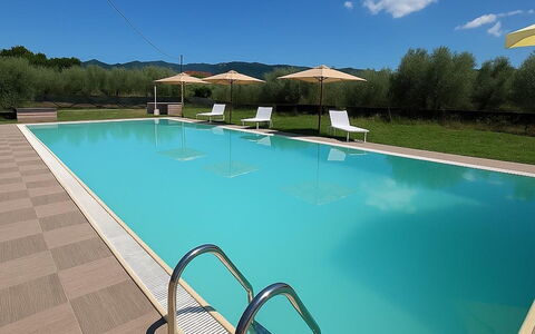 Villa Diamante: Swimming Pool, Water, Resort, Outdoor Furniture, Composite Material, Thermae, Eco Hotel, Leisure, Shade, Sunlounger
