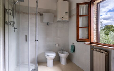 Oliveto Del Cantarello: Flooring, Floor, Interior Design, Room, Plumbing Fixture, Door, Apartment, Plumbing, Tap, Sink