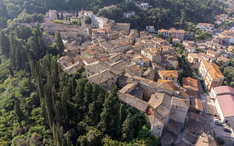 Torre di Serre: Neighbourhood, Residential Area, Bird'S-Eye View, Village, Suburb, Aerial Photography, Cityscape
