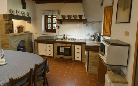 Novellina: Kitchen, Interior Design, Flooring, Wood, Furniture, Kitchen Appliance, Countertop, Ceiling, Cabinetry, Room