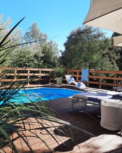 Podere la Botte, Pool, Lari: Swimming Pool, Wood, Outdoor Furniture, Furniture, Resort, Shade, Sunlounger, Chair, Eco Hotel, Leisure