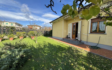 Villa Lory: House, Shrub, Residential Area, Home, Garden, Groundcover, Lawn, Yard, Backyard, Landscaping