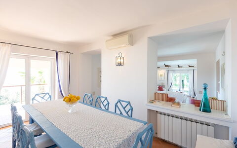 La Terrazza sul Mare: Furniture, Interior Design, Flooring, Wood, Table, Ceiling, Chair, Floor, Dining Room, Kitchen & Dining Room Table