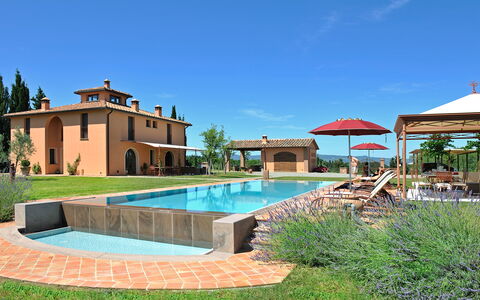 Villa Peccioli: Swimming Pool, Estate, Hacienda, Farmhouse, Villa, Resort, Garden, Landscaping, Yard, Eco Hotel