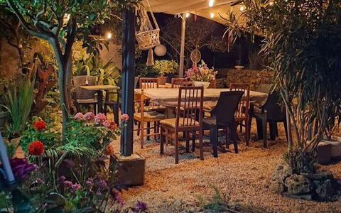 La Torre sul Ponte, Seaview, Garden: Furniture, Flowerpot, Lighting, Garden, Chair, Outdoor Furniture, Backyard, Outdoor Table, Patio