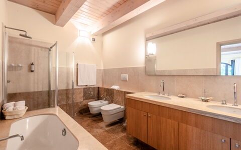 Cignella Resort: Bathroom, Bathroom Sink, Flooring, Plumbing Fixture, Interior Design, Sink, Floor, Ceiling, Tap, Bathroom Cabinet