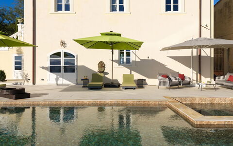 Villa Elisa: Swimming Pool, Home, Residential Area, Estate, Door, Villa, Hacienda, Garden, Courtyard, Yard