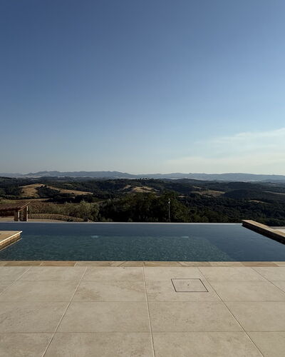 Villa Elisa: Swimming Pool, Composite Material, Tile, Flagstone, Concrete, Water Feature