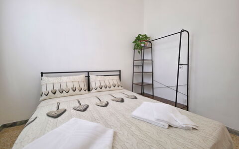 Casa Serena: Bed, Bedding, Bedroom, Interior Design, Bed Sheet, Floor, Furniture, Wall, Flooring, Wood