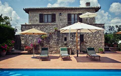 Villa Selvamica: Blue, Swimming Pool, Resort, Umbrella, Outdoor Furniture, Flowerpot, Estate, Villa, Sunlounger, Hacienda