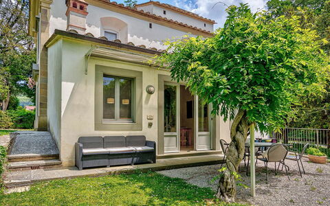 Villa Church: Home, House, Residential Area, Shrub, Door, Cottage, Garden, Estate, Yard, Landscaping