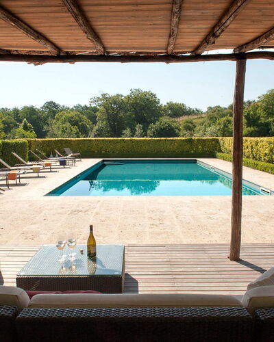 Villa Collombroso: Swimming Pool, Outdoor Furniture, Furniture, Resort, Sunlounger, Shade, Composite Material, Leisure, Chair, Garden