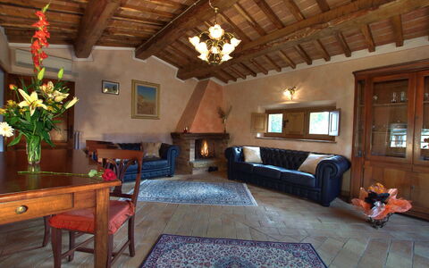 Villa Incanto: Furniture, Interior Design, Flooring, Wood, Couch, Ceiling, Room, Floor, Living Room, Table