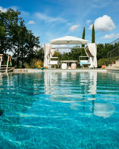 Villa Torre del Chianti: Swimming Pool, Resort, Outdoor Furniture, Umbrella, Sunlounger, Estate, Eco Hotel, Leisure, Villa, Hacienda