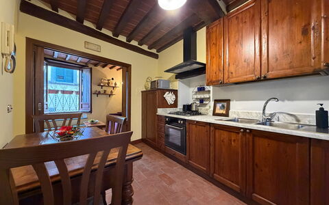 Terrazzino Margherita: Countertop, Kitchen, Furniture, Wood, Interior Design, Cabinetry, Flooring, Ceiling, Major Appliance, Kitchen Appliance