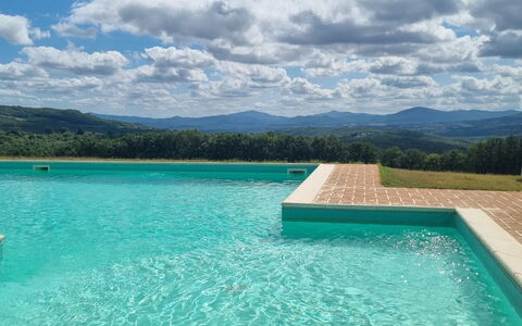 Casa Stella Serena, Podere le Scopaie, Pool: Blue, Swimming Pool, Landscaping, Resort, Eco Hotel, Cumulus, Resort Town, Farmhouse, Thermae