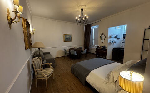 Maison D'Alice: Interior Design, Furniture, Bedroom, Flooring, Floor, Wood, Ceiling, Bed, Bed Sheet, Room