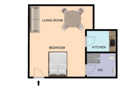 Maison D'Alice: Bedroom, Bed, Furniture, Bedding, Bed Frame, Bed Sheet, Drawer, Linens, Lamp, Pillow