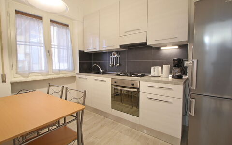 Il Centro: Kitchen Appliance, Kitchen, Major Appliance, Countertop, Cabinetry, Flooring, Wood, Furniture, Interior Design, Floor